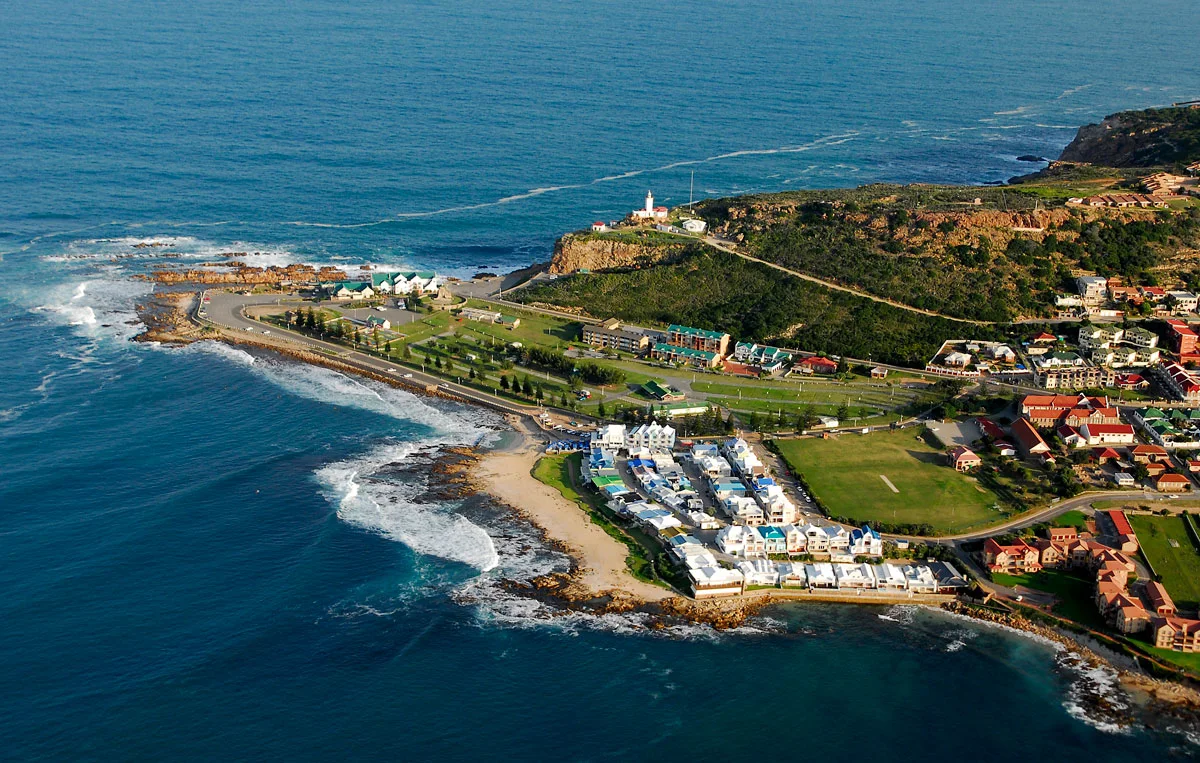 Aerial view of Mossel Bay.