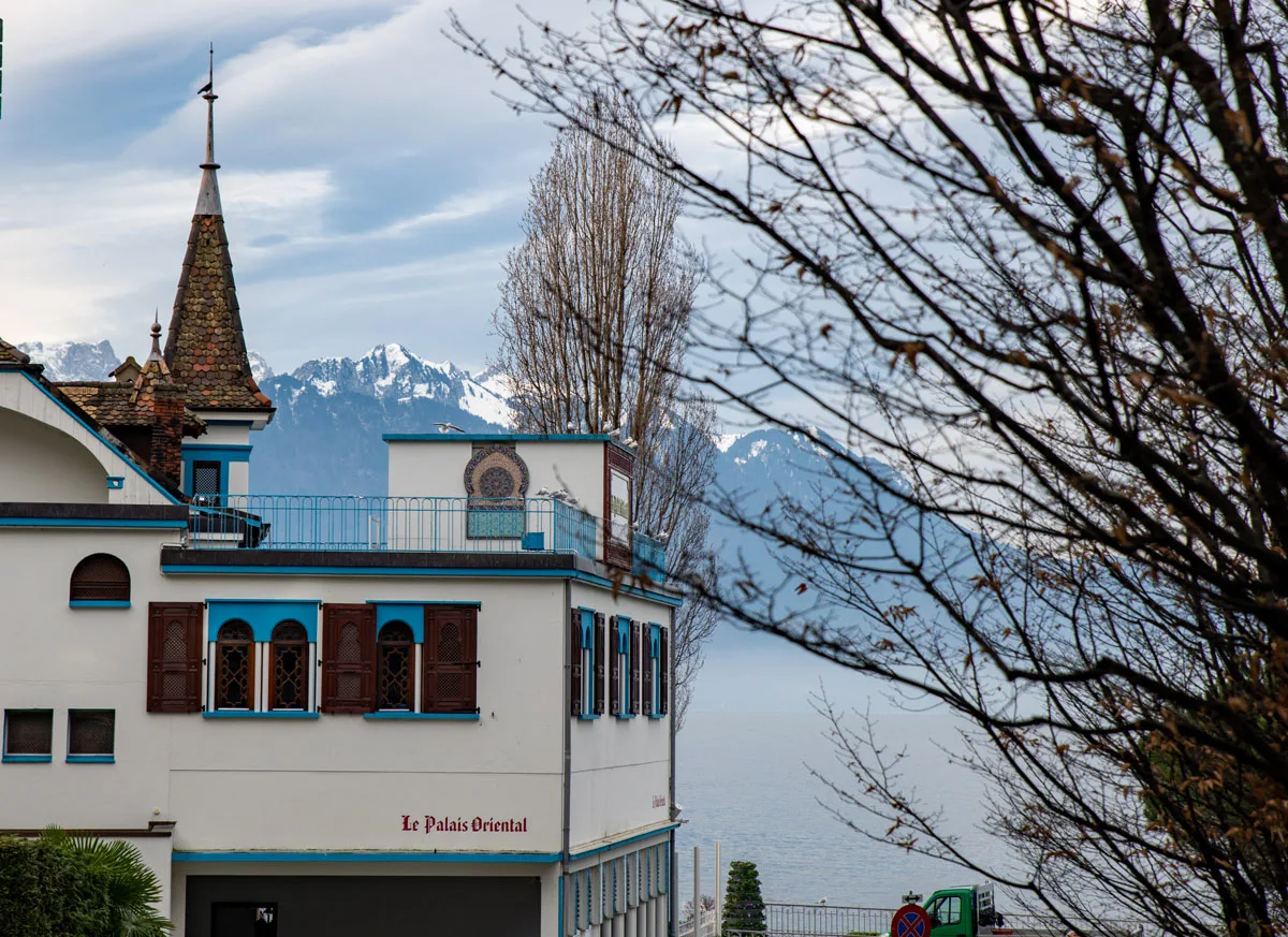 La Palais Oriental restaurant on the lake, Montreux