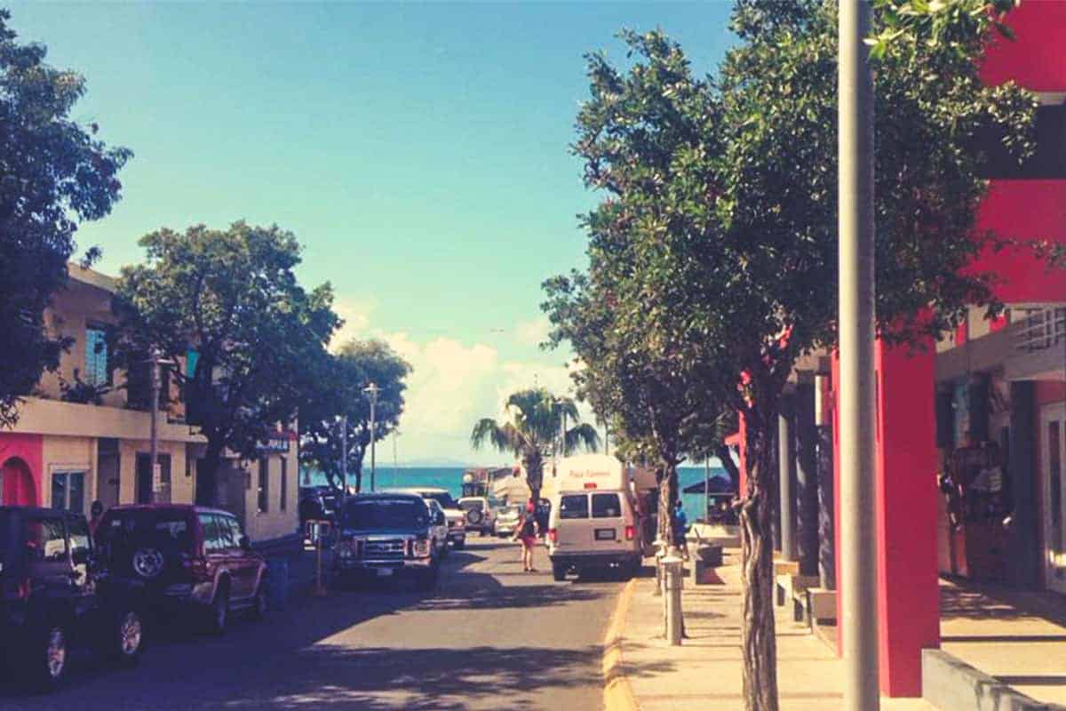 Culebra Island busy street