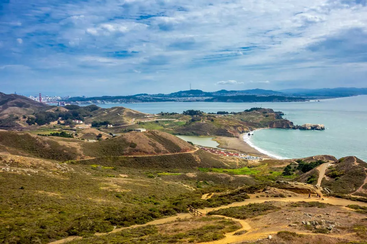 Rodeo Beach in the afternoon