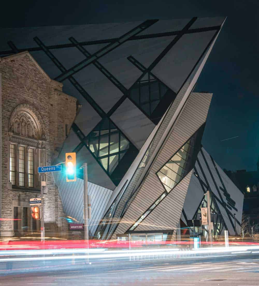 The Royal Ontario Museum in Queens Park.