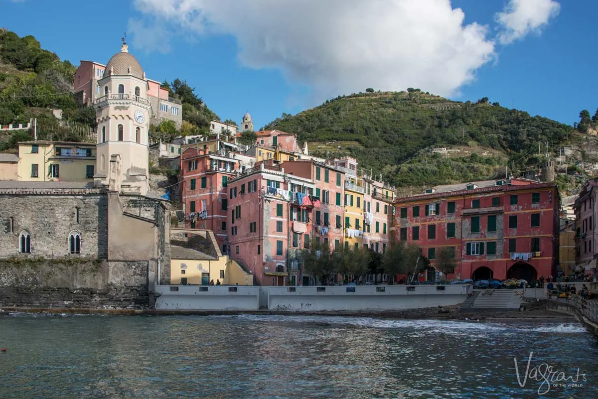 Corniglia a quaint and colourful little village where you can easily wile away an afternoon sipping wine.