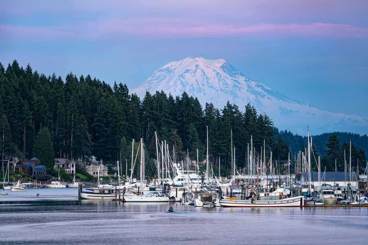 Mount Rainier Looming over Gig Harbor