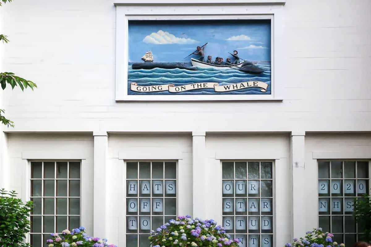 Exterior of the Whaling museum Cape Cod.