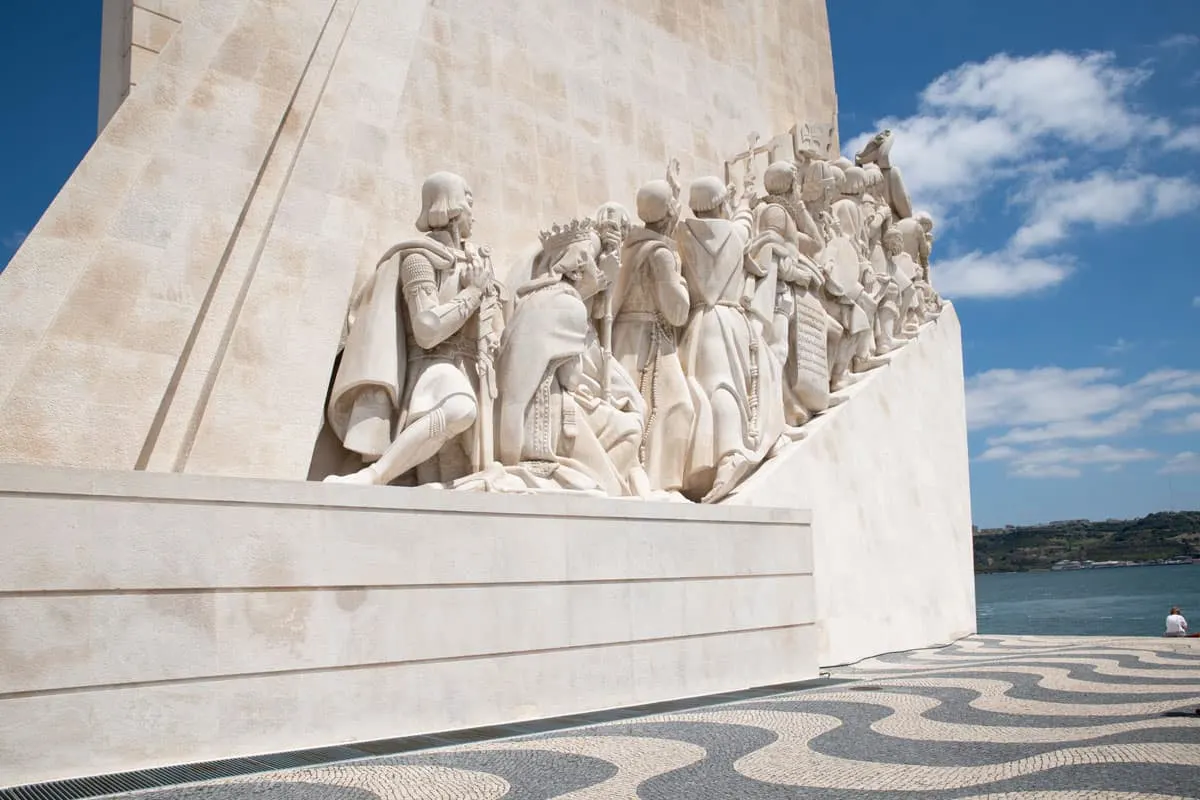 The monument of Discoveries in Belem Lisbon. 