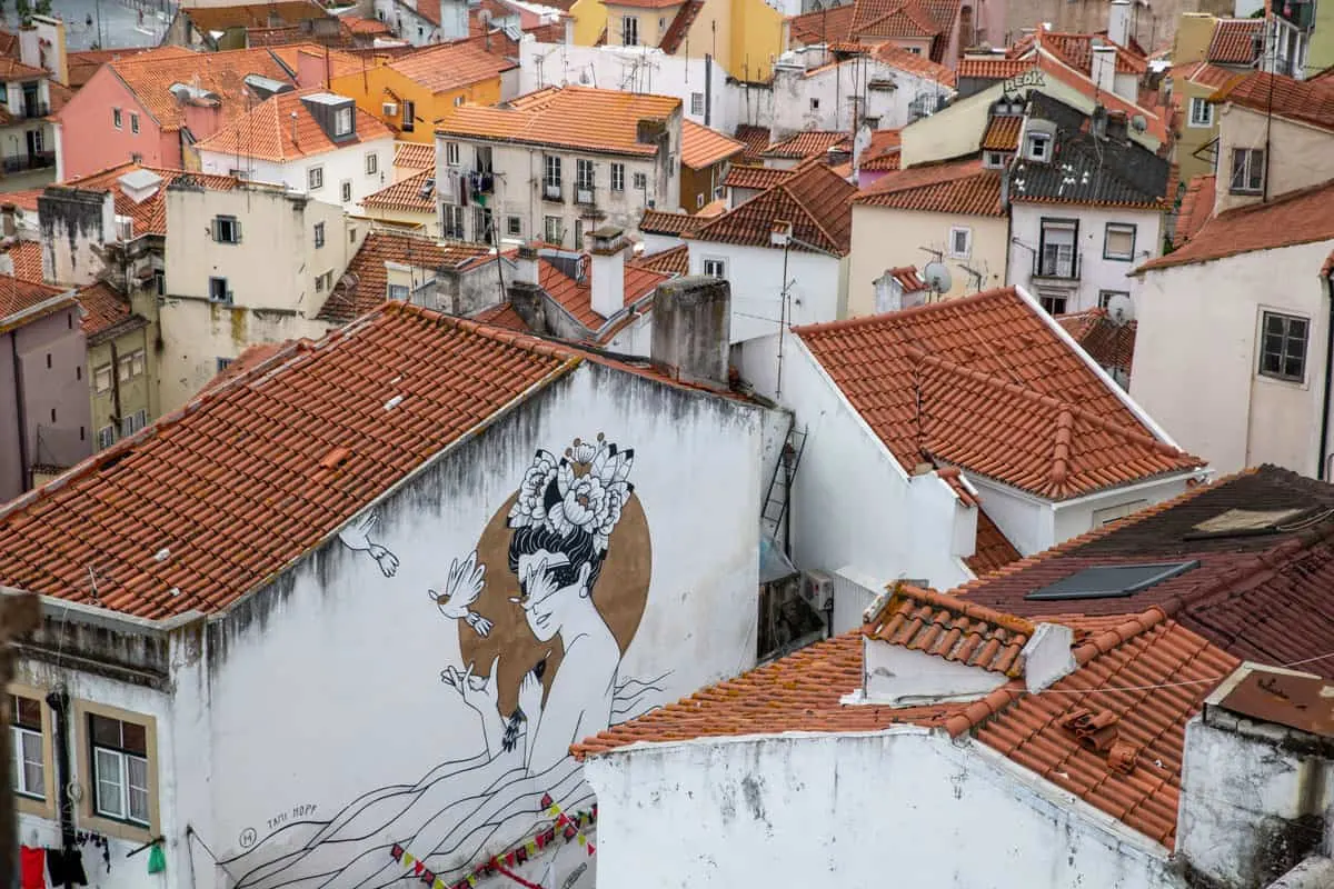 Street art in Lisbon.