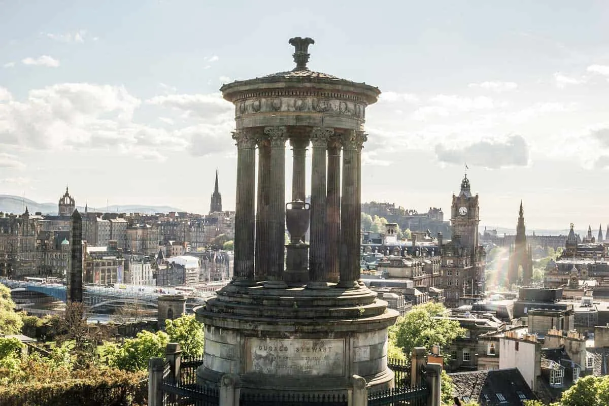 Edinburgh Acropolis on Calton Hill.