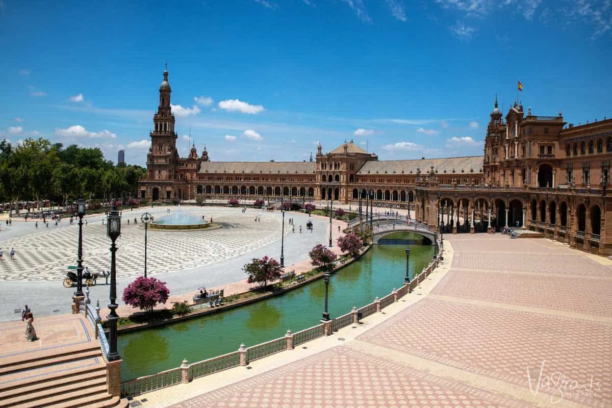 Plaza Espanha in Seville Spain.
