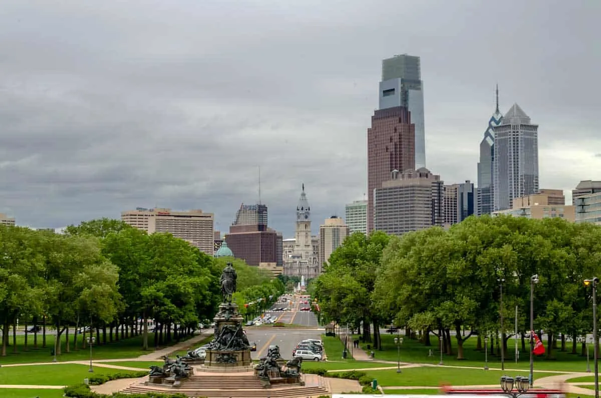 Philadelphia Skyline during the day.