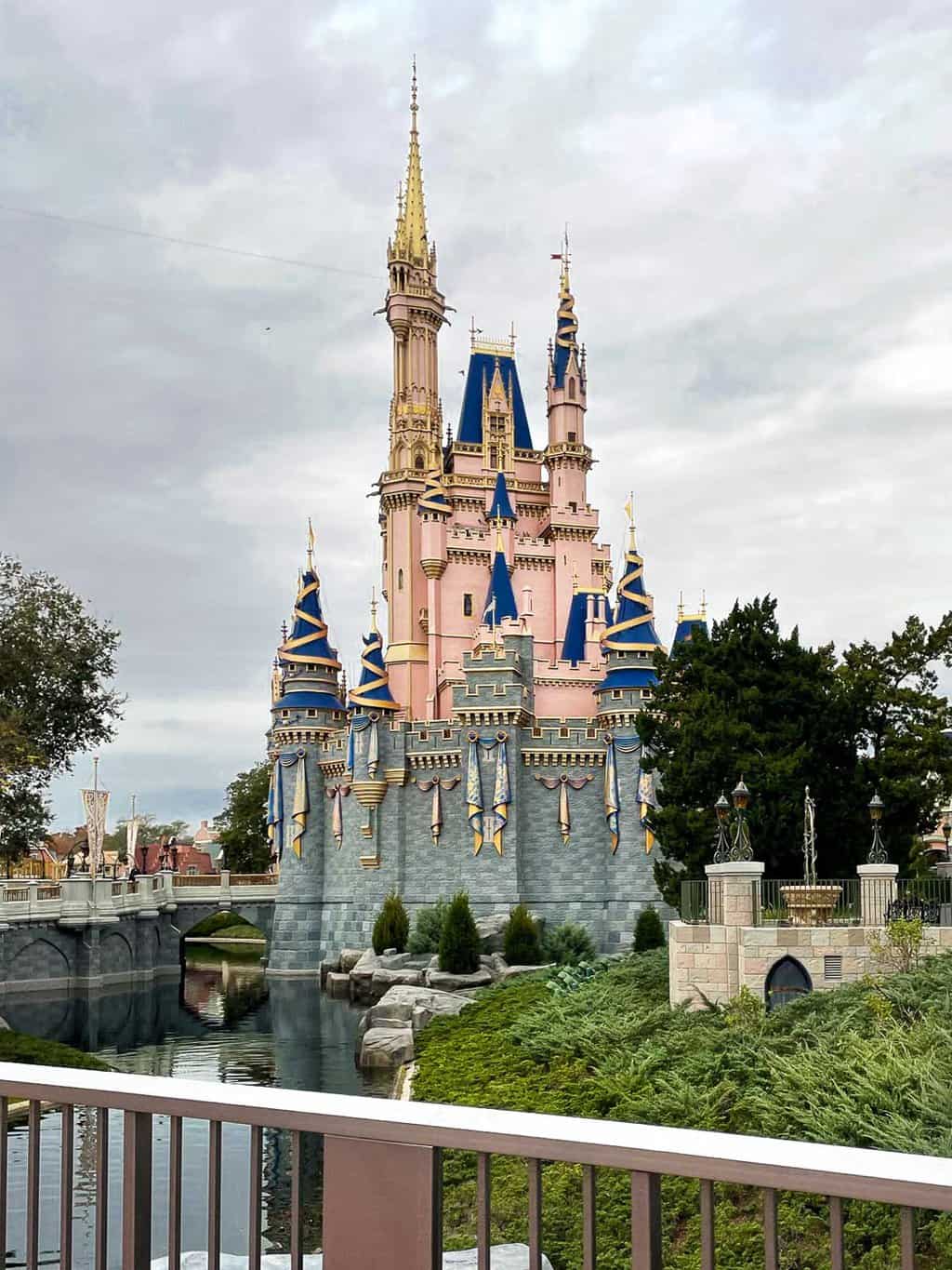 Magic Mountain castle at Disney World in Orlando.