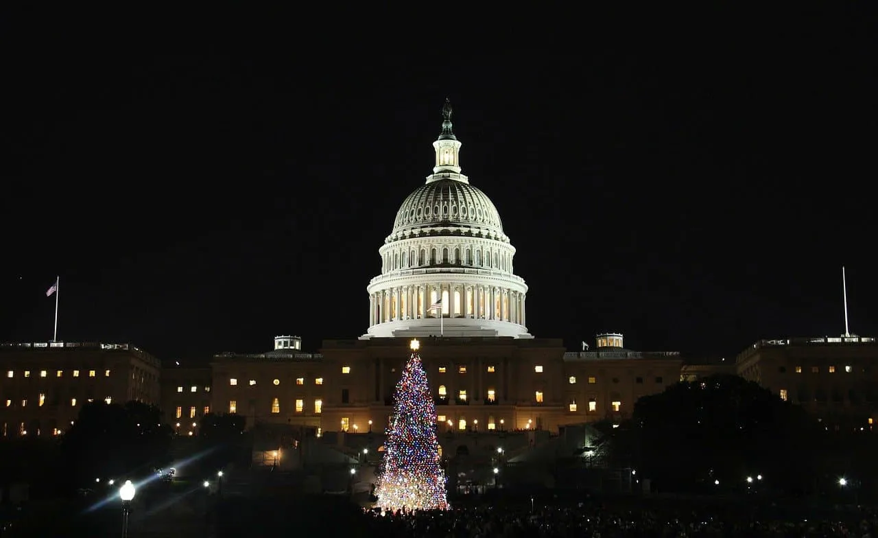 The US Capitol building in Washington DC