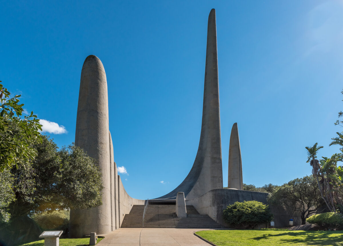 The Afrikaans Language Monument at Paarl in the Western Cape Province