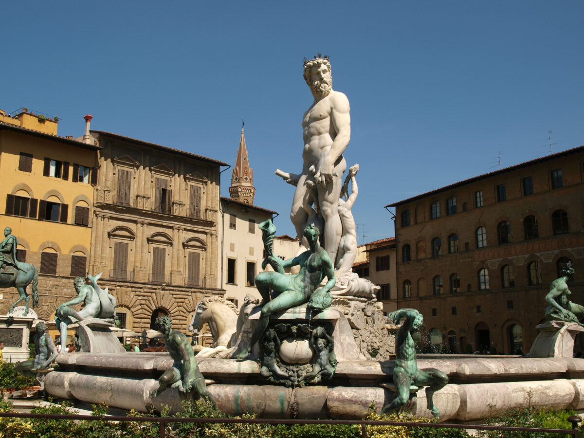 Florence in the Fall
Fountain of Neptune in the Piazza della Signoria, Florence, Italy