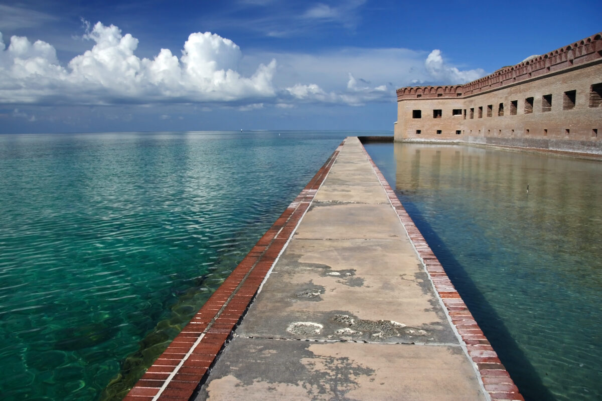 Fort Jefferson Moat at Dry Tortugas National Park