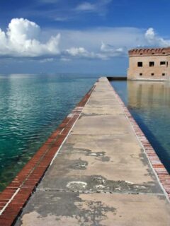 National-Parks-in-Florida-Fort-Jefferson-Moat