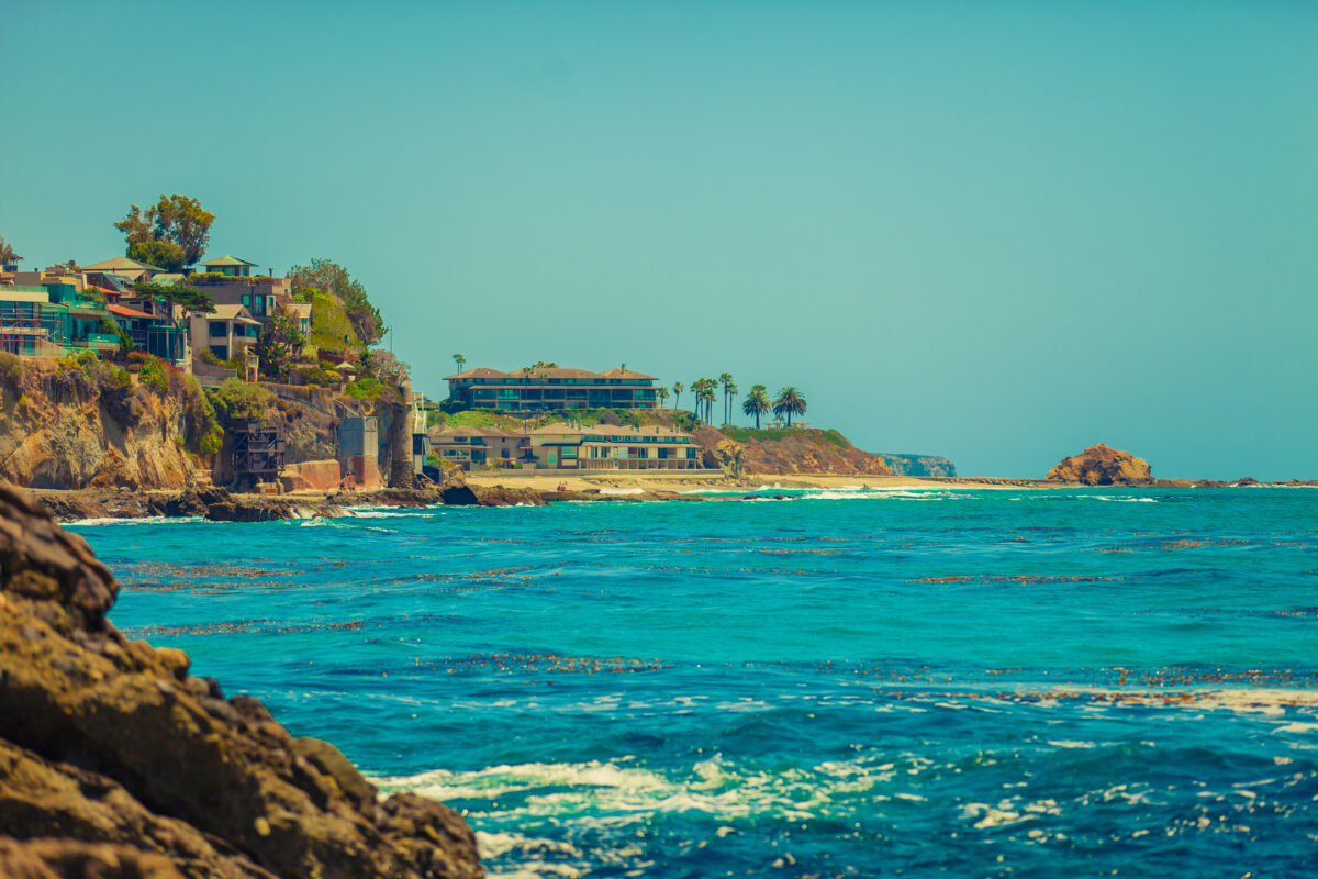 Ocean Waves in Laguna Beach, California