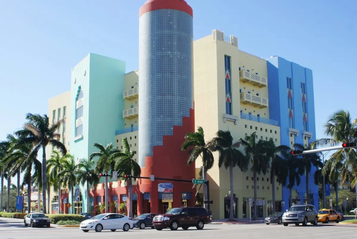 colorful buildings in Miami Florida