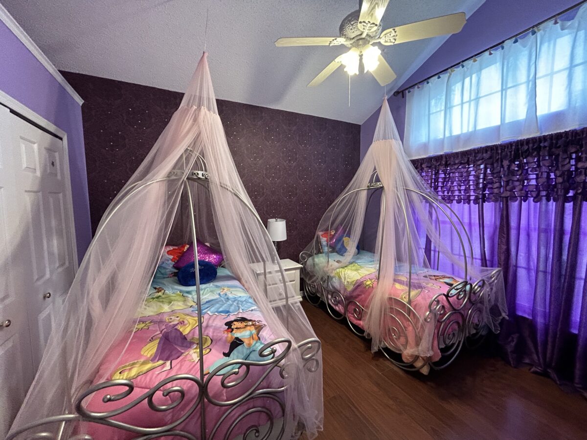 two princess beds