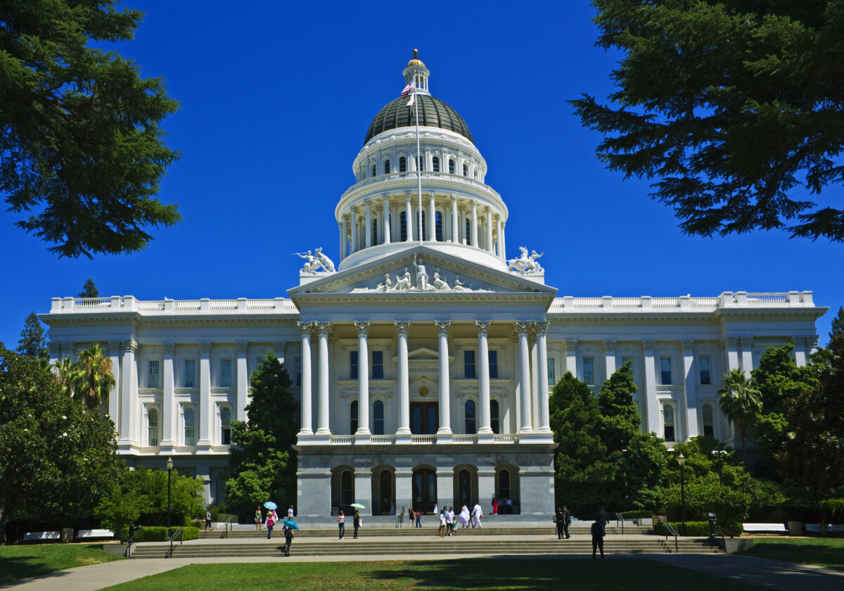 California state capitol in Sacramento