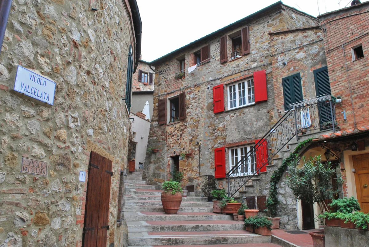 Small Italian village building