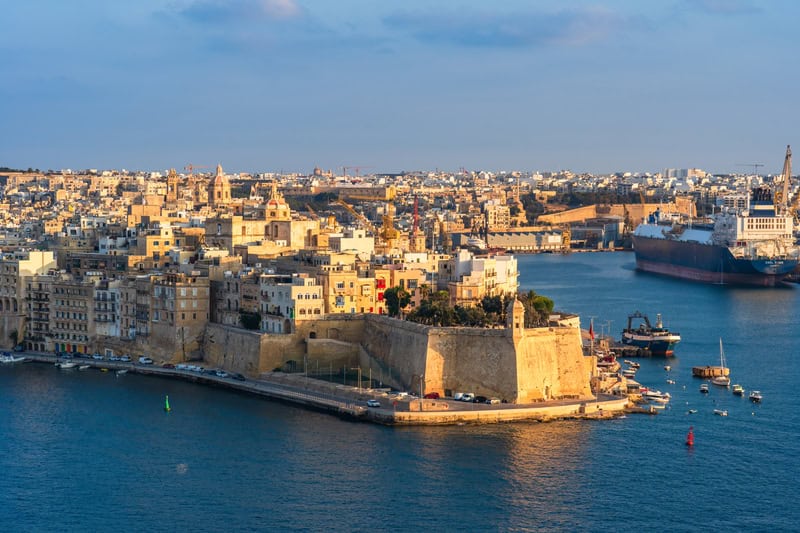 Valleta Malta in spring
