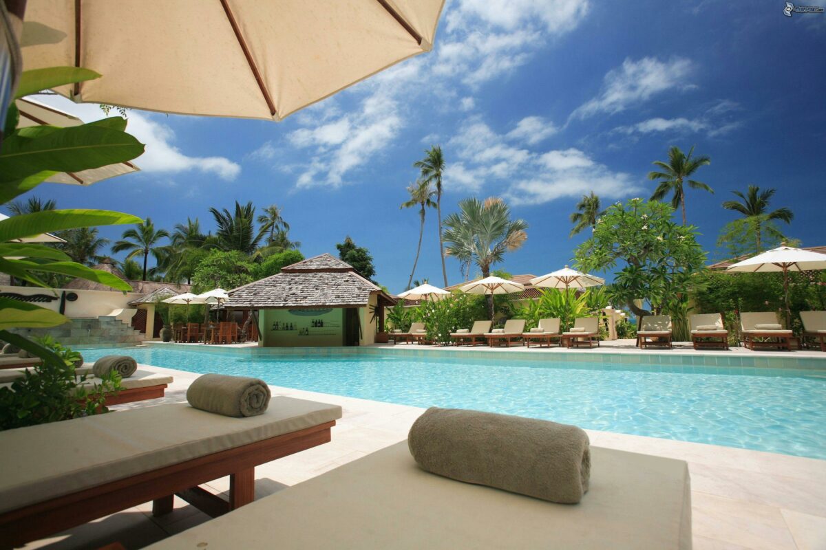 spa center at a pool hotel