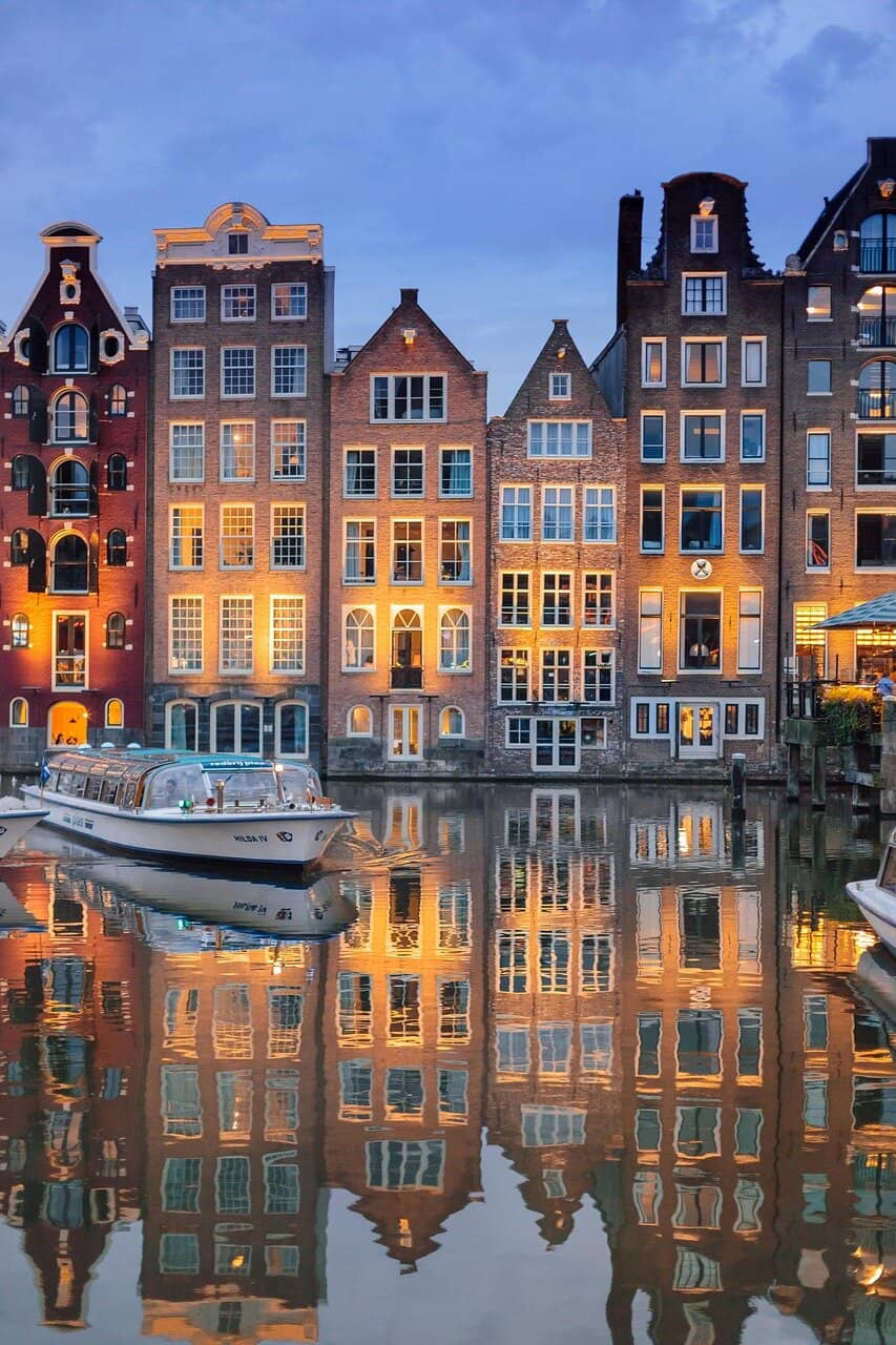 river boat in Amsterdam