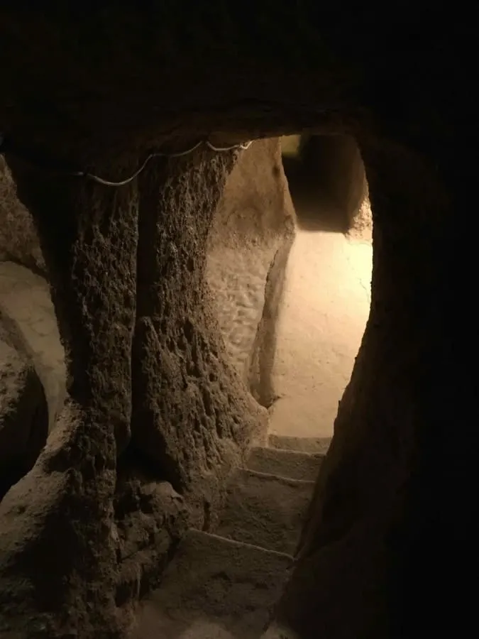 Kaymakli underground city Cappadocia Turkey