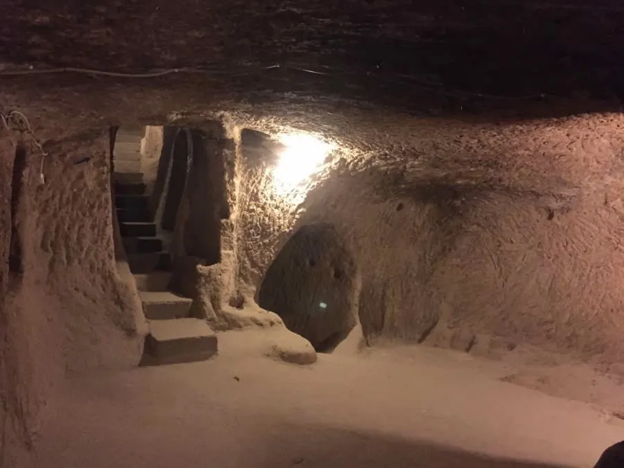 Kaymakli underground city Cappadocia Turkey