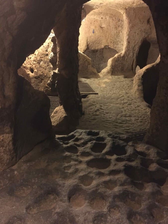 Kaymakli underground city Cappadocia Turkey