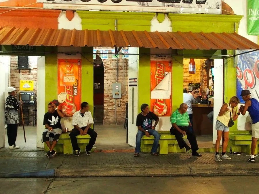 Bar Plaza Vieques island